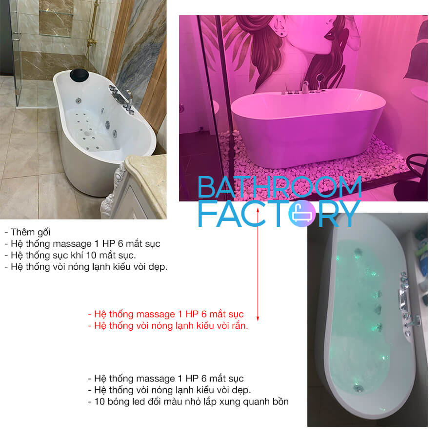 Cùng một kiểu bồn, Khách muốn sao thì xưởng em làm vậy